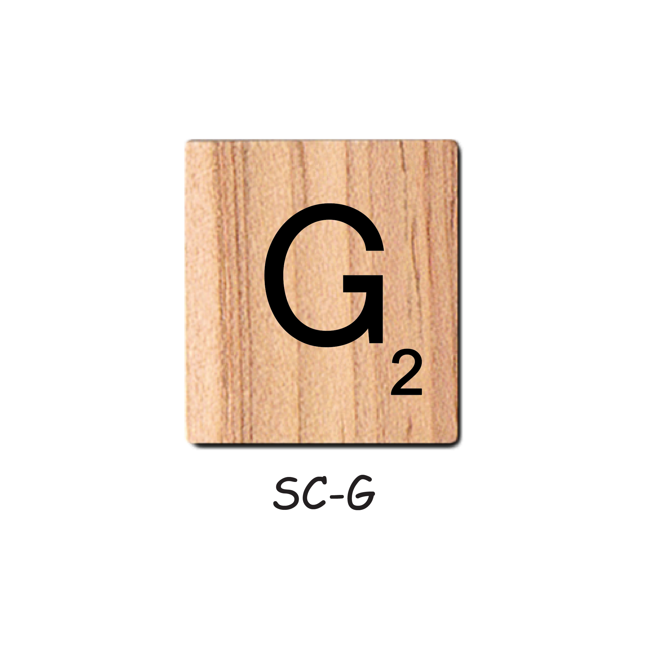 Letter G – Wooden Scrabble Tiles – BSIRI GAMES