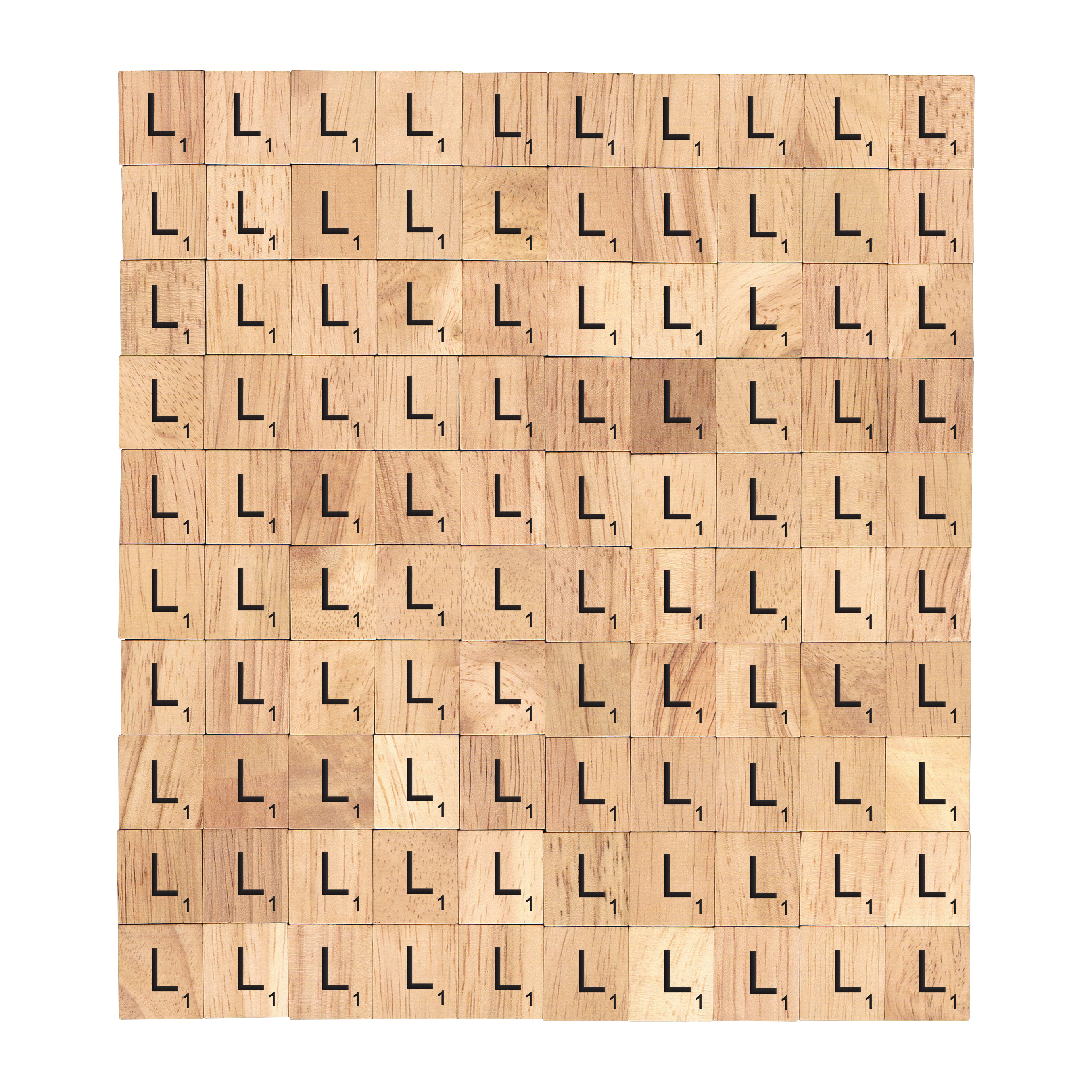 10 Scrabble Letter L Replacement Tiles or for Crafts