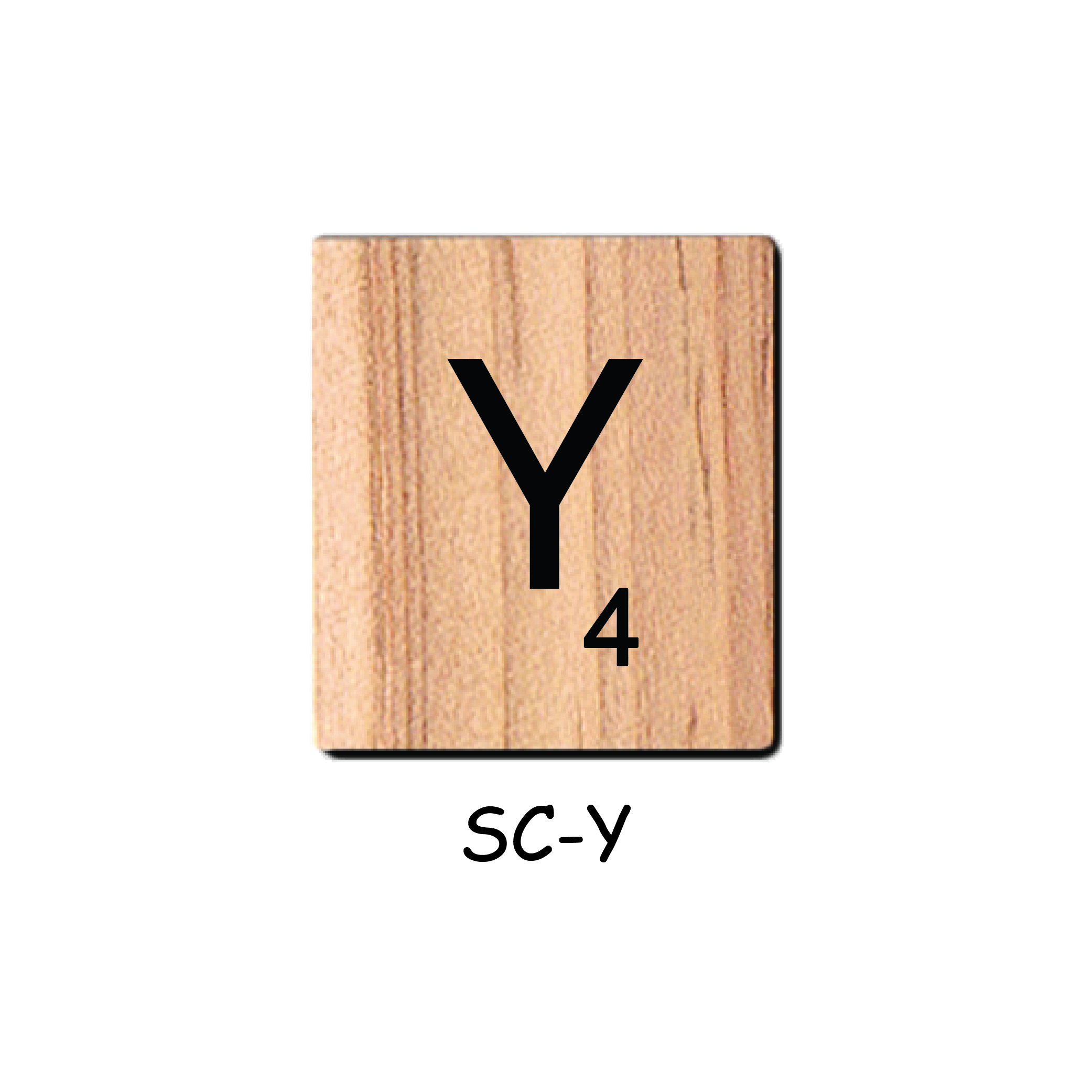 Letter Y – Wooden Scrabble Tiles – BSIRI GAMES